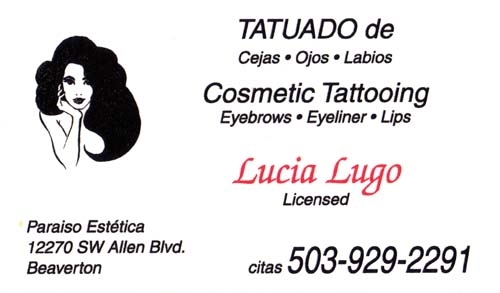 Cosmetic Tattooing By Lucia Lugo
